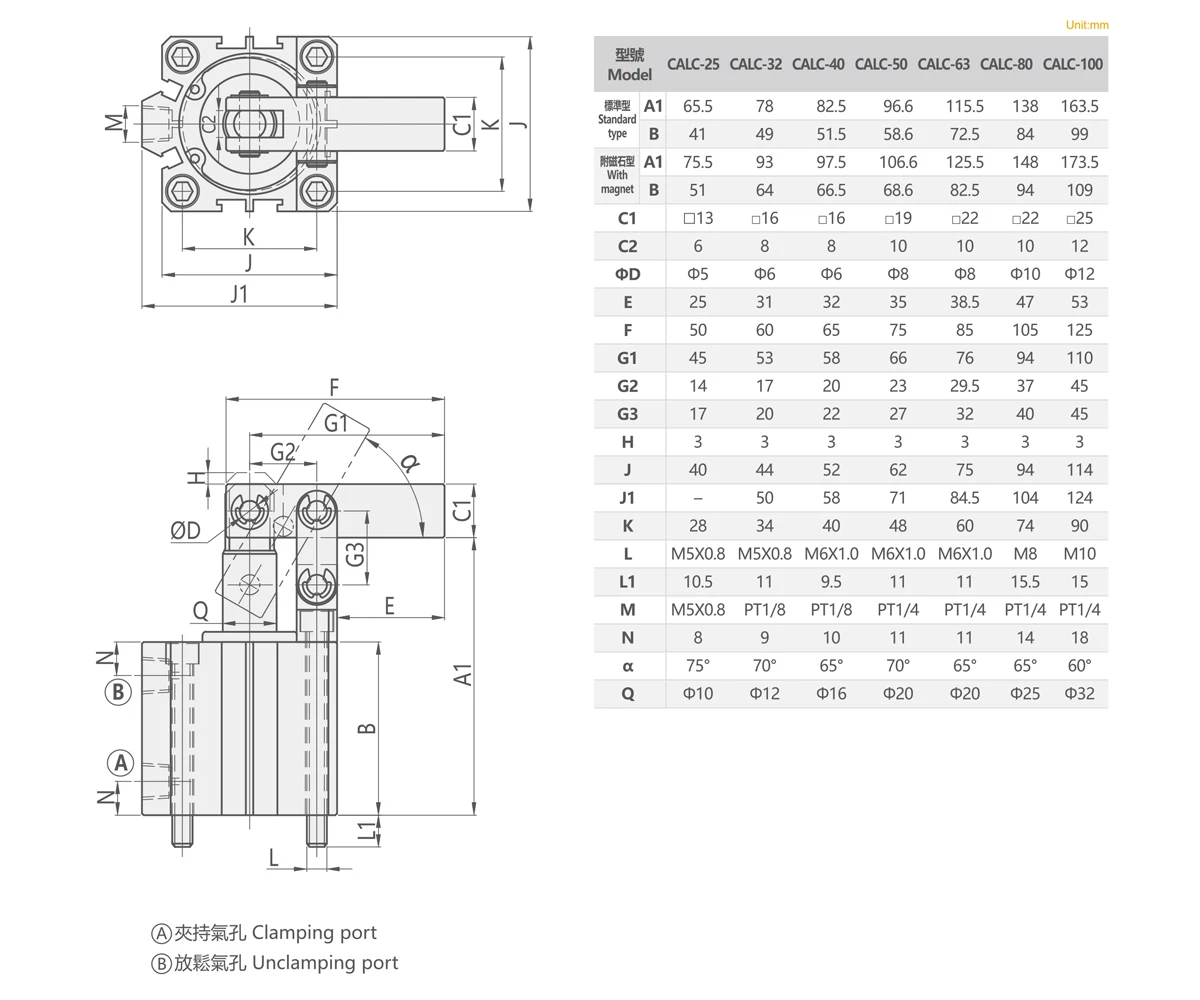 clamptek lever cylinder calc 25 calc 32 calc 40 calc 50 calc 63 calc 80 calc 100 clamptek lever cylinder calc 25 calc 32 calc 40 calc 50 calc 63 calc 80 calc 100
