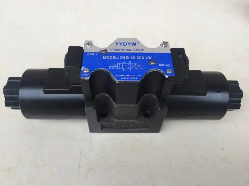 yydyw hydraulic solenoid valve directional valve model dsg 03 3c2 lw deyawei hyoraulics co ltd made by taiwan yydyw hydraulic solenoid valve directional valve model dsg 03 3c2 lw deyawei hyoraulics co ltd made by taiwan