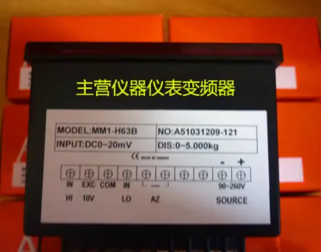 axe tension display table model:mm1 h63b input :dc0 20mv display:0 5.000kg brand new original genuine products axe tension display table model:mm1 h63b input :dc0 20mv display:0 5.000kg brand new original genuine products