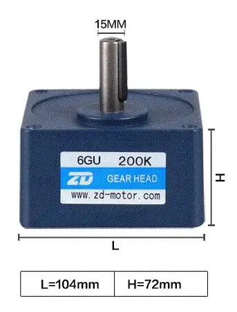 zd gear head reducer 6gu30k 6gu25k 6gu18k 6gu12.5k 6gu36k 6gu200k 6gu60k 6gu10k zd gear head reducer 6gu30k 6gu25k 6gu18k 6gu12.5k 6gu36k 6gu200k 6gu60k 6gu10k