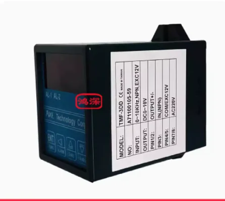 axe frequency converter model: tmf 3dd no:a71100105 59 input:0 10khz ,npn,exc12v output:dc0 10v ac220v axe frequency converter model: tmf 3dd no:a71100105 59 input:0 10khz ,npn,exc12v output:dc0 10v ac220v